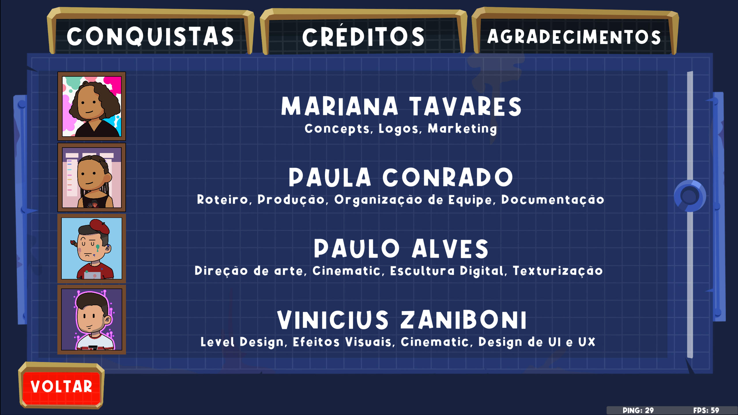 We Need + Modules - Credits